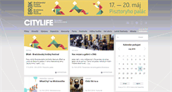 Desktop Screenshot of citylife.sk